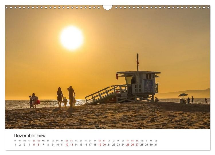 Produktbild: Kalifornien Bilder aus Los Angeles (Wandkalender 2026 DIN A3 quer), CALVENDO Monatskalender