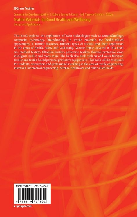 Produktbild: Textile&nbsp;Materials&nbsp;for&nbsp;Good&nbsp;Health&nbsp;and&nbsp;Wellbeing