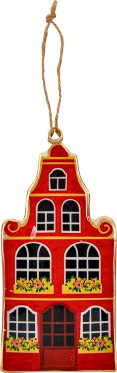 Produktbild: Metall-Anh&auml;nger gr. H&auml;user - Dekorative Weihnachten, sort.