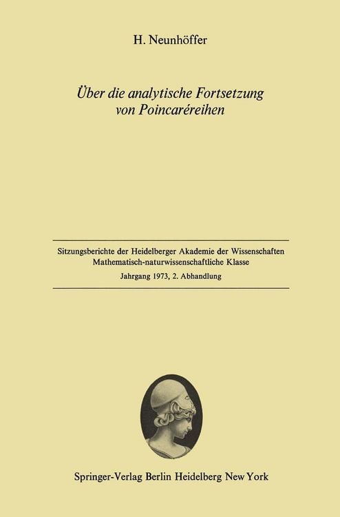 Produktbild: &Uuml;ber die analytische Fortsetzung von Poincar&eacute;reihen
