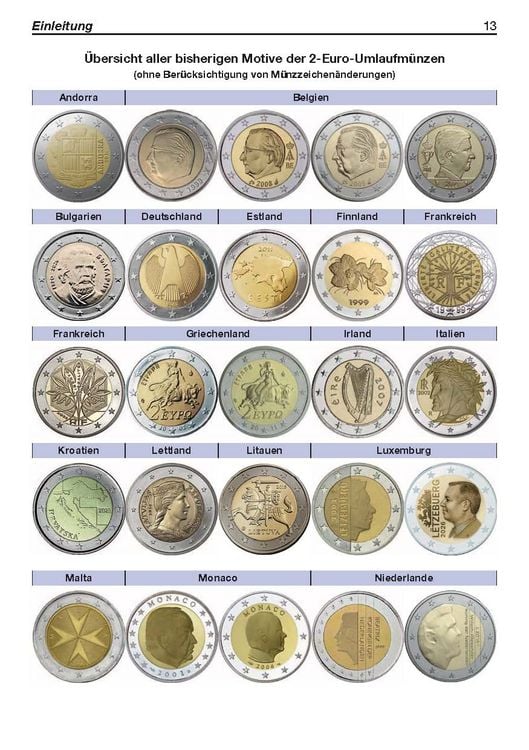 Produktbild: Die 2-Euro-M&uuml;nzen