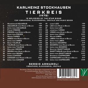 Produktbild: Armaroli, S: Tierkreis,12 Melodies of the Star Signs,for Vib