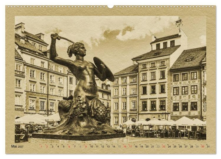 Produktbild: Polen &ndash; Ein Kalender im Zeitungsstil (Wandkalender 2027 DIN A2 quer), CALVENDO Monatskalender