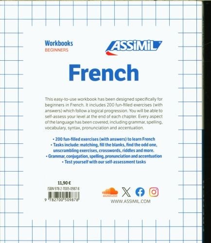 Produktbild: Exercise Workbook for French Beginners
