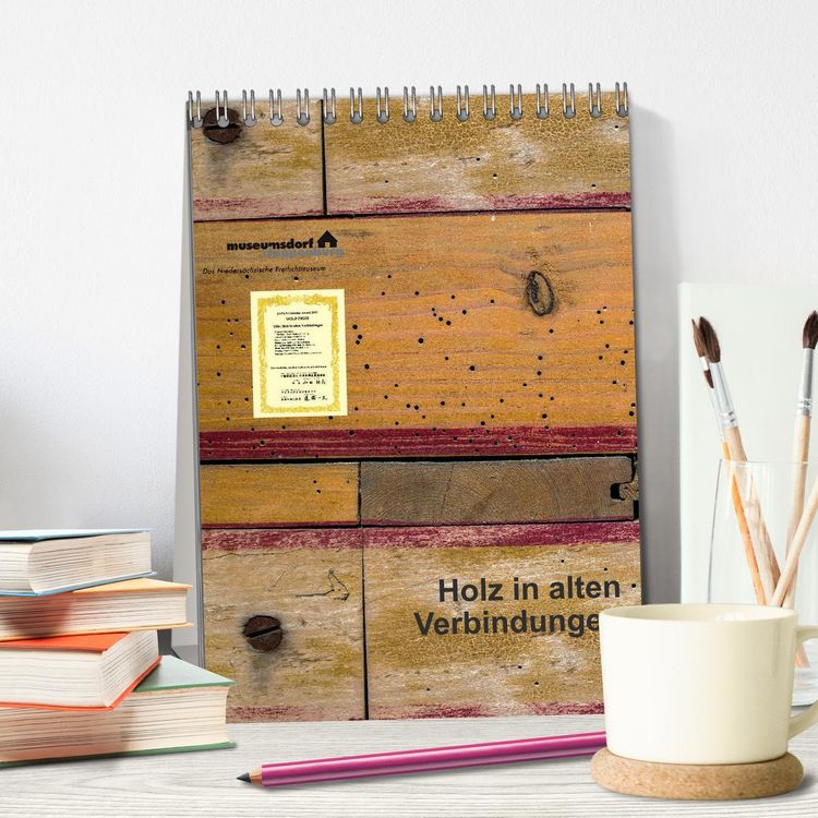 Produktbild: Holz in alten Verbindungen (Tischkalender 2026 DIN A5 hoch), CALVENDO Monatskalender
