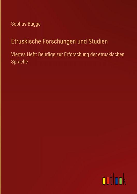 Produktbild: Etruskische Forschungen und Studien