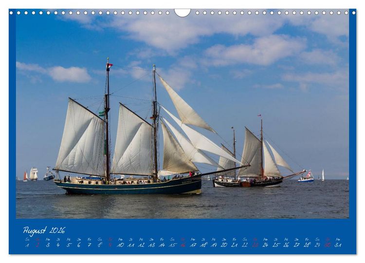 Produktbild: Unter Segeln (Wandkalender 2026 DIN A3 quer), CALVENDO Monatskalender