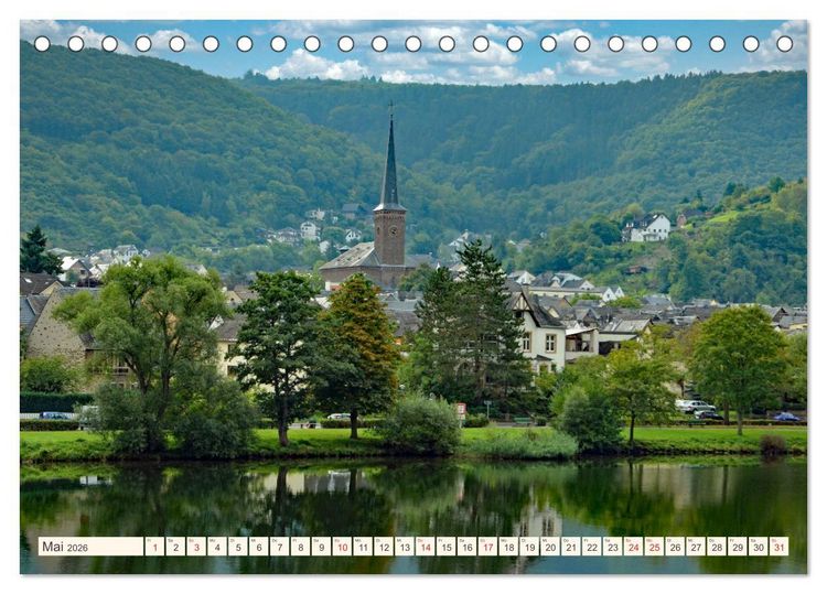 Produktbild: Ausflug an die Mosel (Tischkalender 2026 DIN A5 quer), CALVENDO Monatskalender