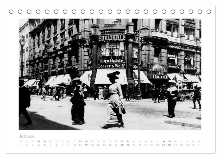 Produktbild: Die Friedrichstrasse - Legend&auml;re Luxusmeile von Berlin (Tischkalender 2026 DIN A5 quer), CALVENDO Monatskalender