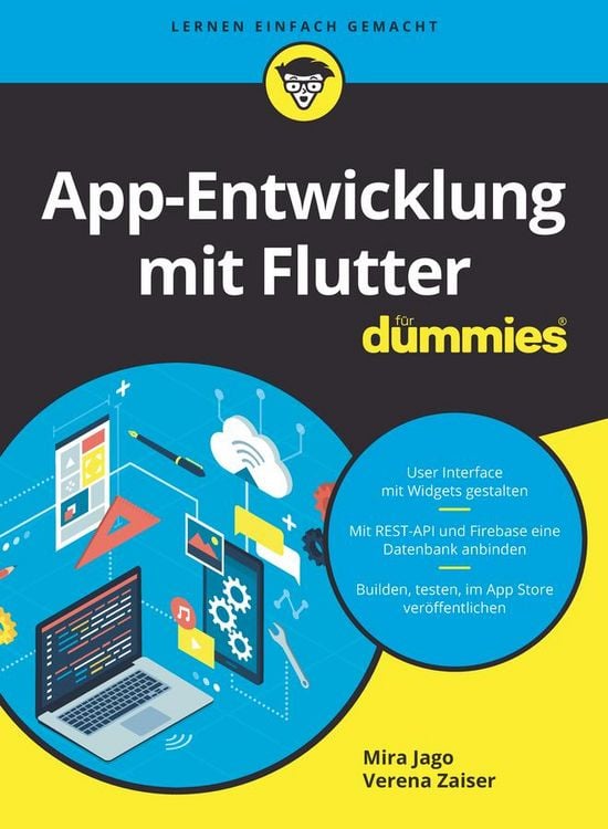 Bild vom Artikel App-Entwicklung mit Flutter für Dummies vom Autor Mira Jago