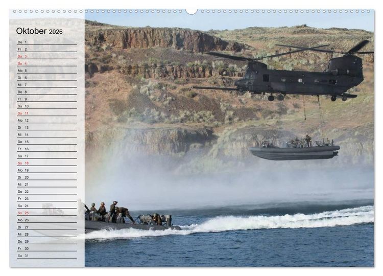 Produktbild: Streitkraft. Milit&auml;rische Impressionen (hochwertiger Premium Wandkalender 2026 DIN A2 quer), Kunstdruck in Hochglanz
