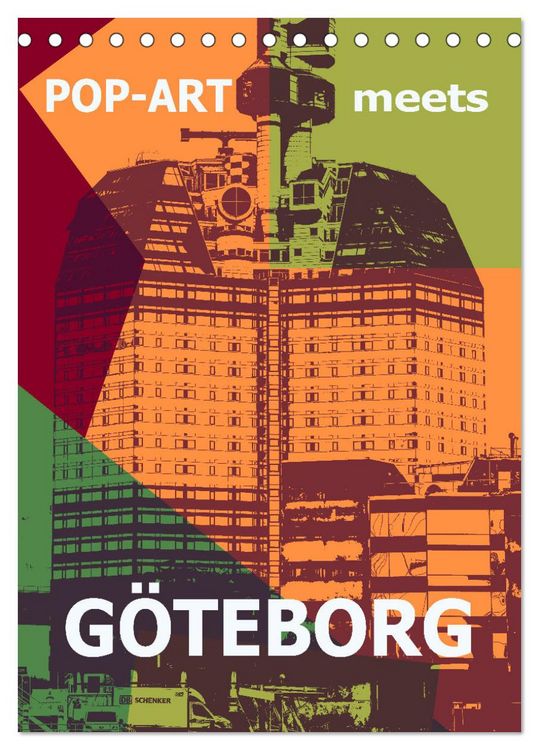 Produktbild: POP-ART meets G&ouml;teborg (Tischkalender 2026 DIN A5 hoch), CALVENDO Monatskalender