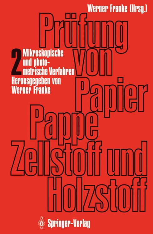 Produktbild: Pr&uuml;fung von Papier, Pappe, Zellstoff und Holzstoff