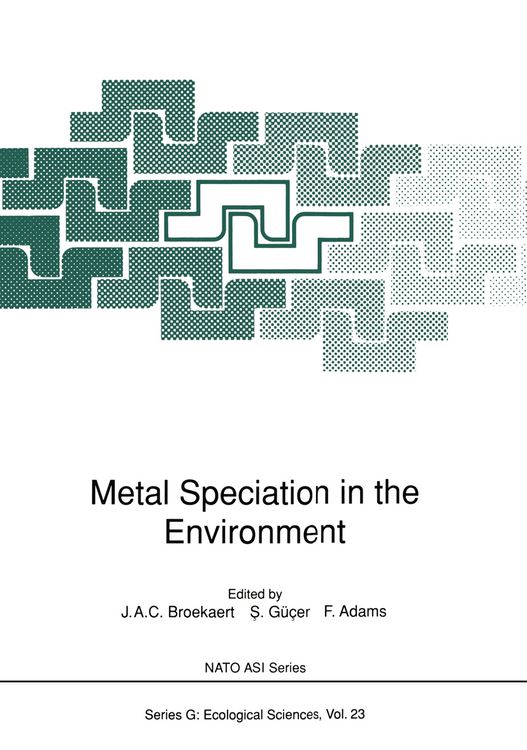 Produktbild: Metal Speciation in the Environment