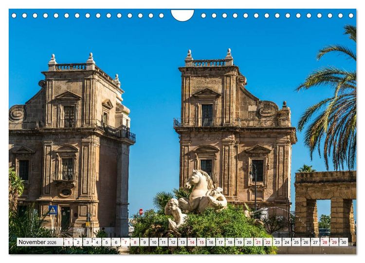 Produktbild: Sizilien - Palermo (Wandkalender 2026 DIN A4 quer), CALVENDO Monatskalender