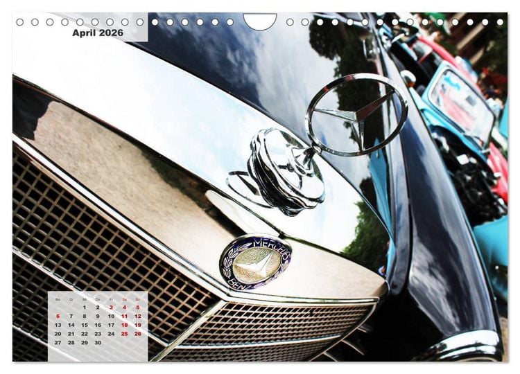 Produktbild: Mercedes Edel & Fein (Wandkalender 2026 DIN A4 quer), CALVENDO Monatskalender