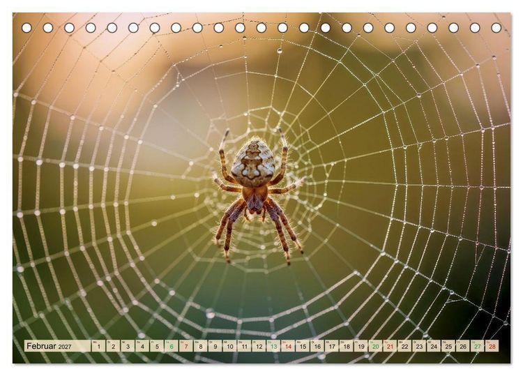 Produktbild: Spinnenaugen (Tischkalender 2027 DIN A5 quer), CALVENDO Monatskalender