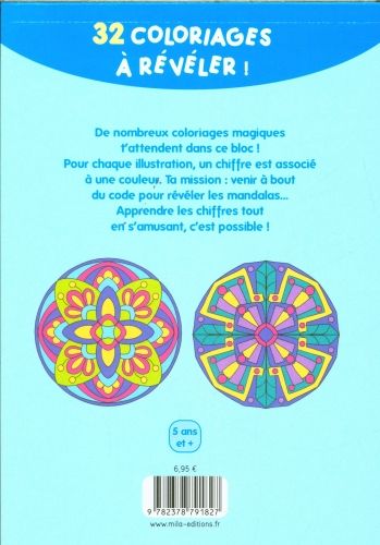 Produktbild: Mon bloc de coloriages magiques : les chiffres : sp&eacute;cial mandalas
