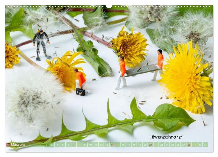 Produktbild: Mandelentz&uuml;ndung ... und andere Mini-Welten (Wandkalender 2026 DIN A2 quer), CALVENDO Monatskalender