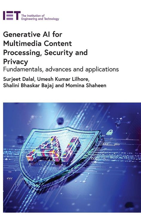 Produktbild: Generative AI for Multimedia Content Processing, Security and Privacy