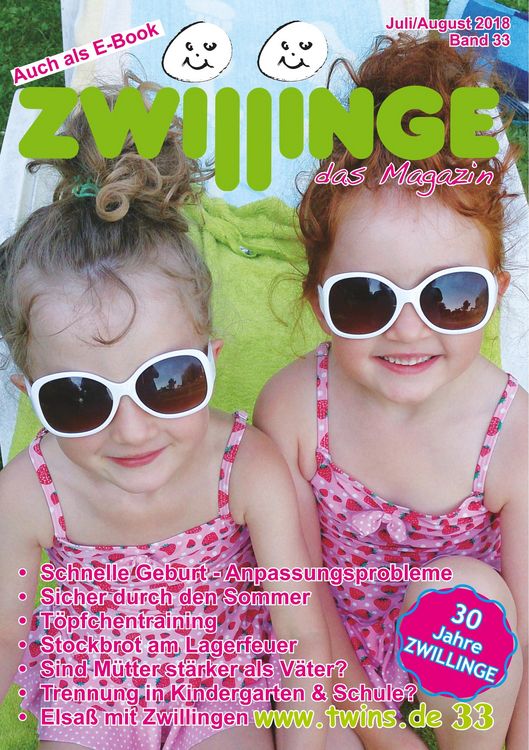 Produktbild: Zwillinge - das Magazin Juli/August 2018