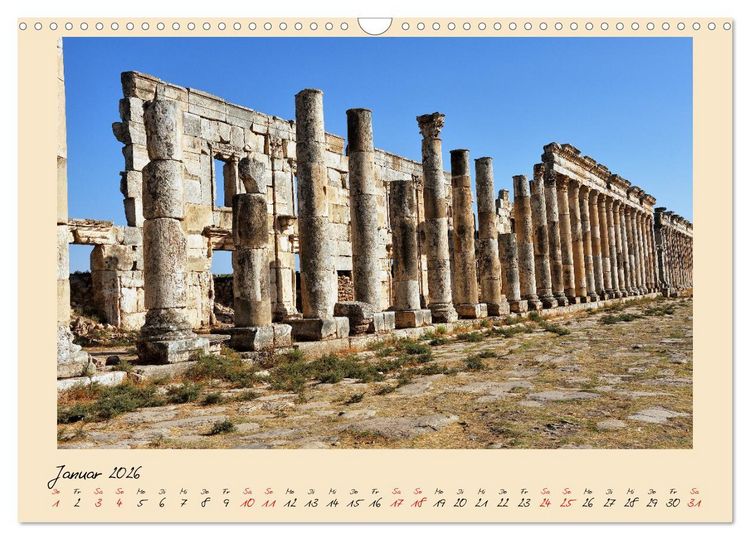 Produktbild: Syrien Erinnerungen Memories Dhikrayat (Wandkalender 2026 DIN A3 quer), CALVENDO Monatskalender