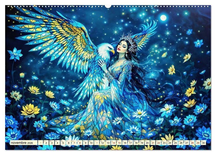 Produktbild: Des amiti&eacute;s touchantes (Calendrier mural 2026 DIN A2 vertical), CALVENDO calendrier mensuel