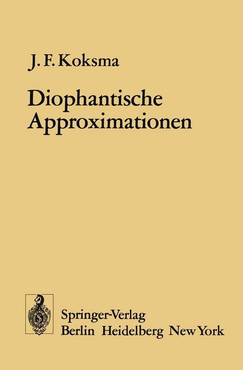 Produktbild: Diophantische Approximationen