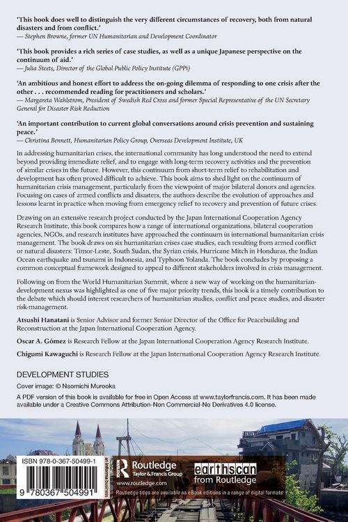 Produktbild: Crisis Management Beyond the Humanitarian-Development Nexus