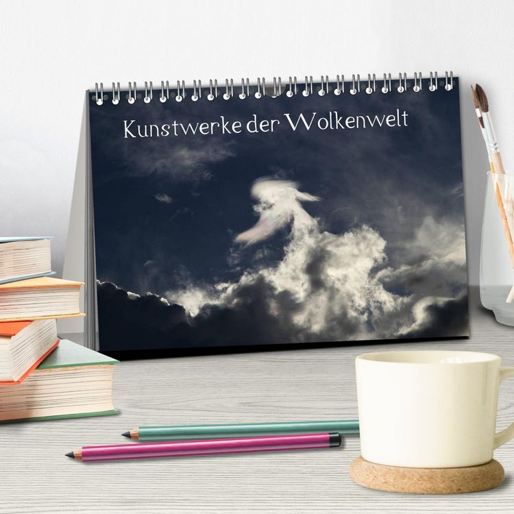 Produktbild: Wolken-Kunstwerke (Tischkalender 2026 DIN A5 quer), CALVENDO Monatskalender