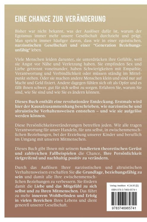 Produktbild: KEINE LIEBE, Die Ursache und die urs&auml;chliche L&ouml;sung von Narzissmus und Altruismus