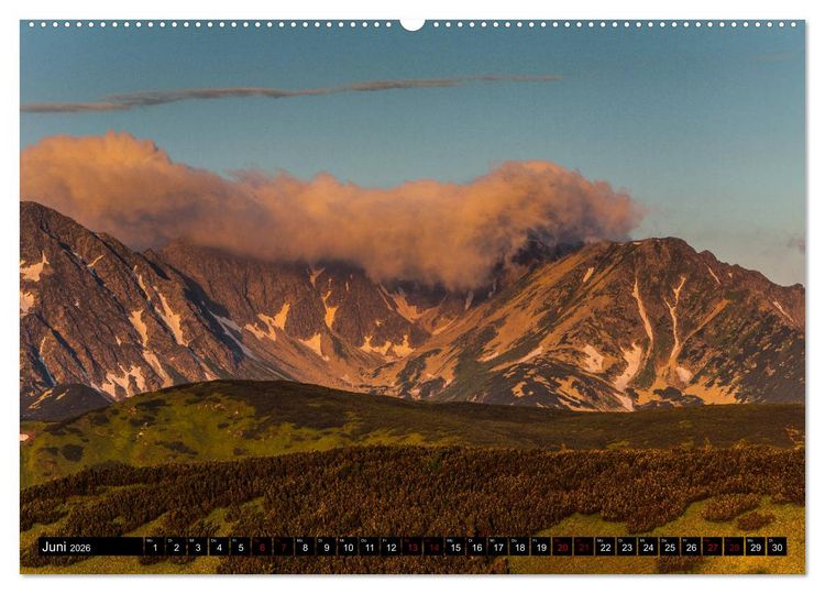 Produktbild: Berge. Polen (Wandkalender 2026 DIN A2 quer), CALVENDO Monatskalender