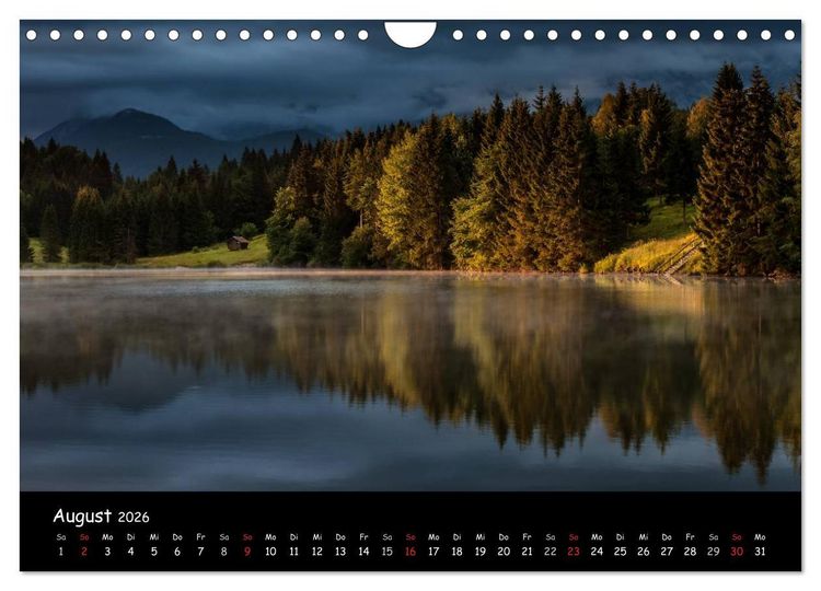 Produktbild: Faszination Morgenlicht (Wandkalender 2026 DIN A4 quer), CALVENDO Monatskalender