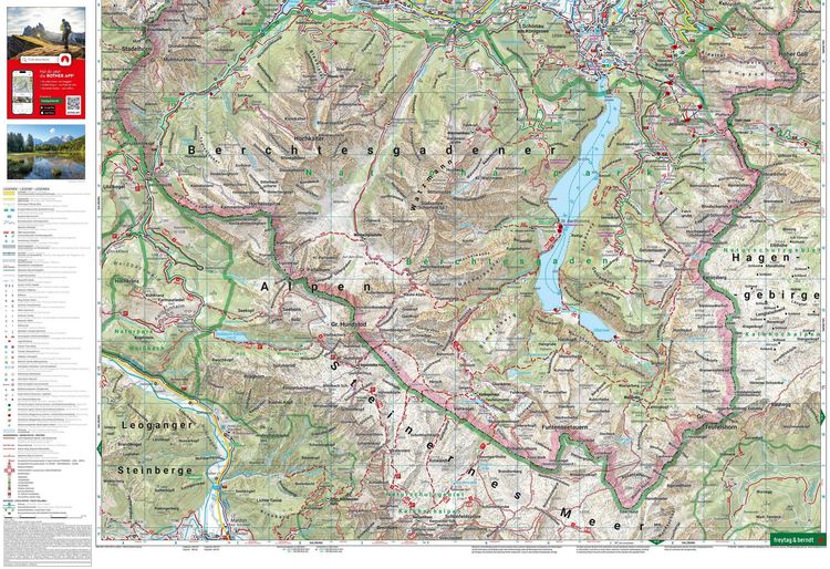 Produktbild: Freytag & berndt Wanderkarte WKXL 3050 Berchtesgaden XL, Bad Reichenhall - K&ouml;nigssee 1:30.000