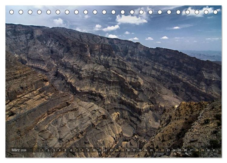 Produktbild: Sultanat Oman (Tischkalender 2026 DIN A5 quer), CALVENDO Monatskalender