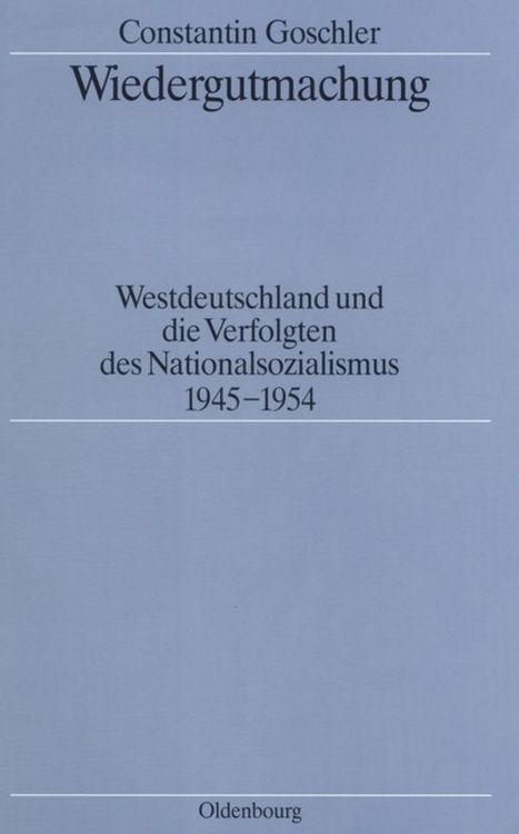 Produktbild: Wiedergutmachung