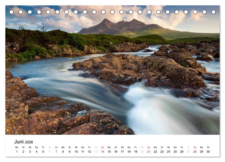 Produktbild: Schottland 2026 - Wildes Land im Norden (Tischkalender 2026 DIN A5 quer), CALVENDO Monatskalender