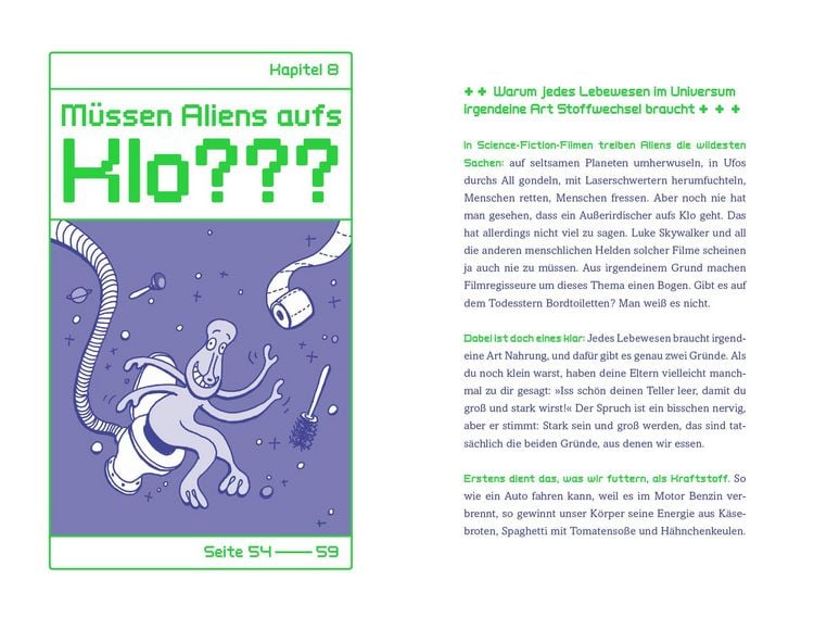 Produktbild: M&uuml;ssen Aliens aufs Klo? &ndash; Alles, was du schon immer &uuml;ber das Leben im Universum wissen wolltest