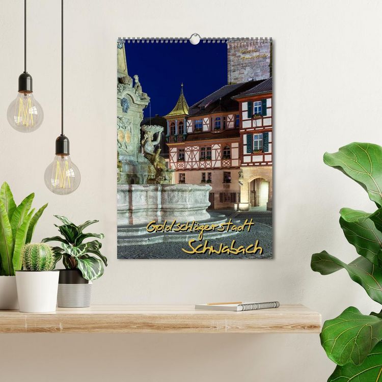 Produktbild: Goldschl&auml;gerstadt Schwabach (Wandkalender 2026 DIN A3 hoch), CALVENDO Monatskalender