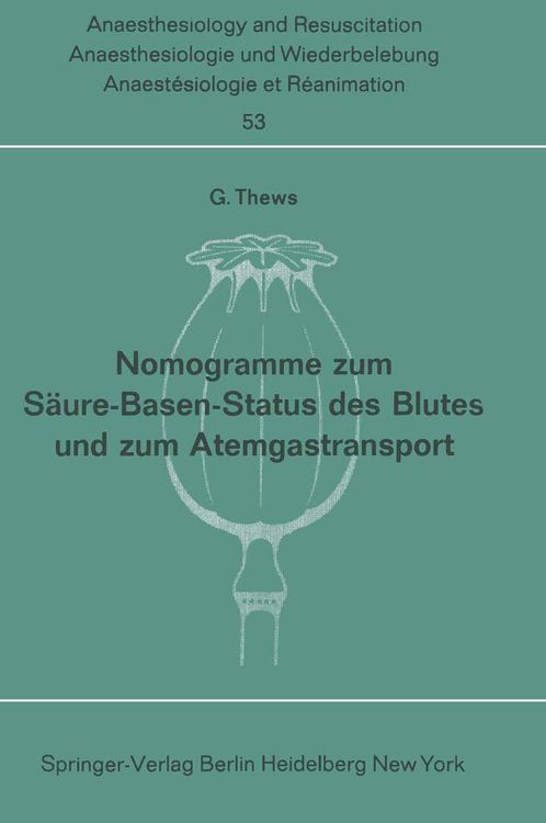 Produktbild: Nomogramme zum S&auml;ure-Basen-Status des Blutes und zum Atemgastransport