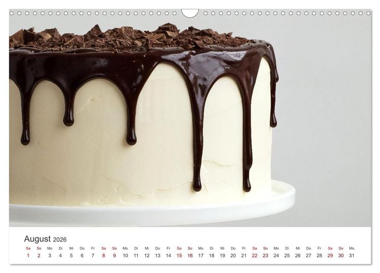 Produktbild: K&ouml;stliche Kuchen (Wandkalender 2026 DIN A3 quer), CALVENDO Monatskalender