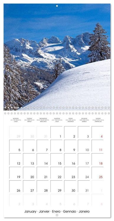 Produktbild: Kramer, C: Roof of the Alps (Wall Calendar 2026 12 &times; 12 Inch