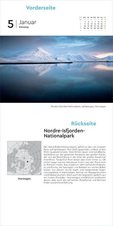 Produktbild: Sch&ouml;nheit des Nordens - KUNTH 365-Tage-Abrei&szlig;kalender 2027