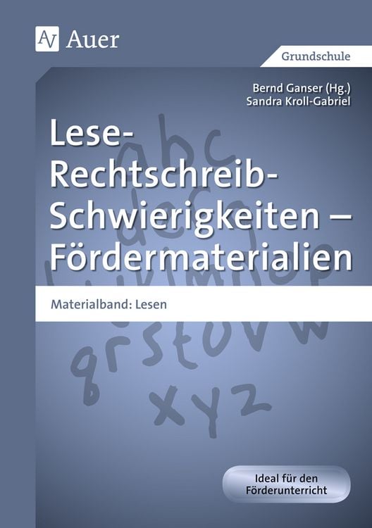 Produktbild: Lese-Rechtschreib-Schwierigkeiten - F&ouml;rdermaterialien