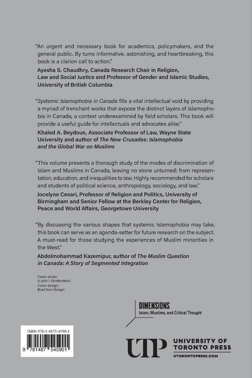 Produktbild: Systemic Islamophobia in Canada
