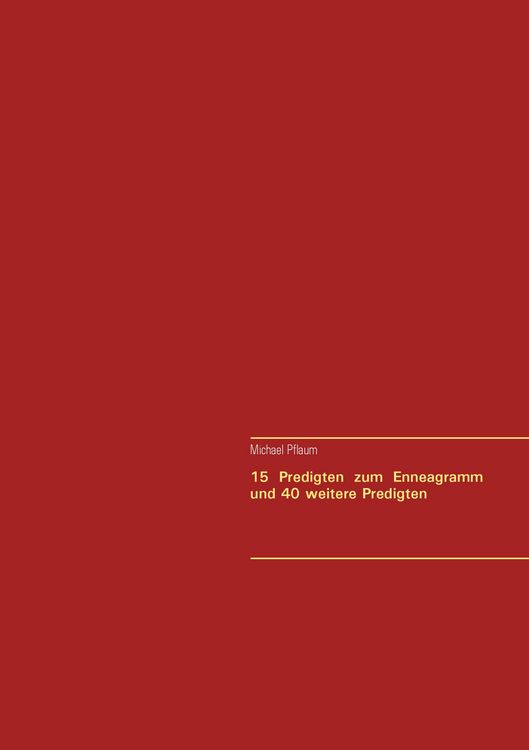Produktbild: 15 Predigten zum Enneagramm und 40 weitere Predigten
