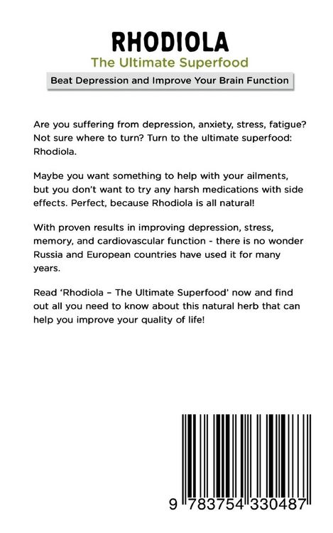 Produktbild: Rhodiola - The Ultimate Superfood