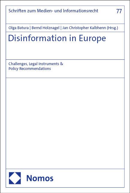 Produktbild: Disinformation in Europe