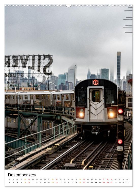 Produktbild: New York, Facetten einer Stadt (Wandkalender 2026 DIN A2 hoch), CALVENDO Monatskalender