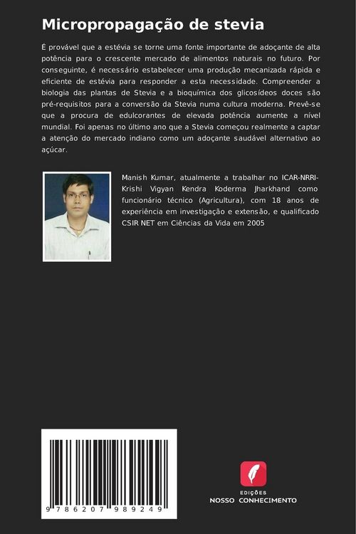 Produktbild: Micropropaga&ccedil;&atilde;o de stevia